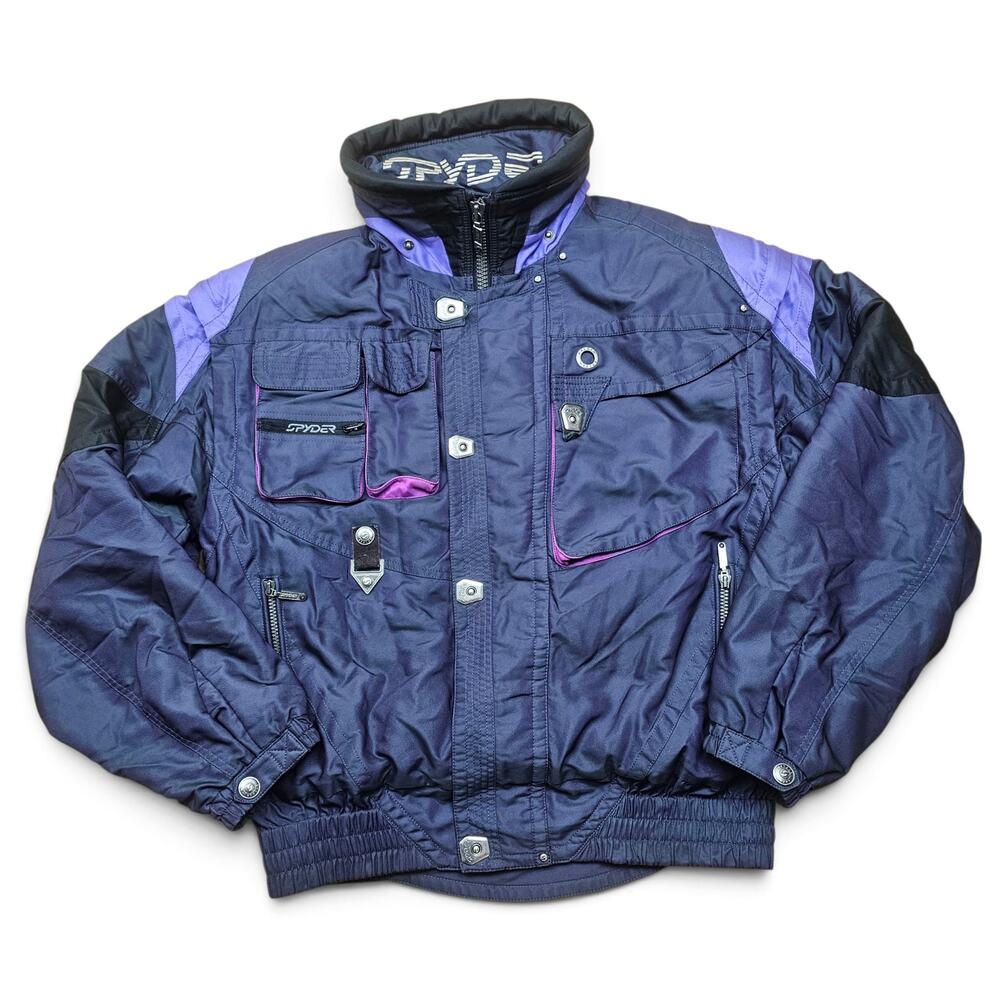 SPYDER Convertible Vest Ski Jacket Men's L VTG 90s Extreme GT Retro Snowboarding